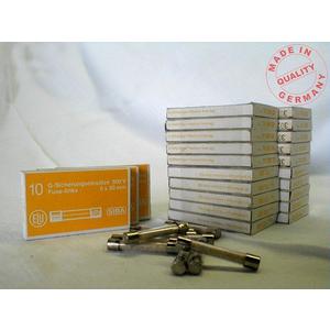 Feinsicherung - G-Sicherung mittelträge 5x30mm 500V 6,3A - 7000602.6,3