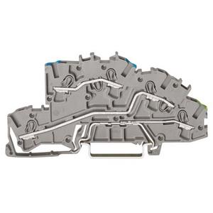 Installations-Etagenklemme - Installationsetagenklemme N/L/PE 0,25 - 2,5 mm² grau - 2003-7646