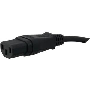 Kabeltrommel - Verlängerungskabel für Monitore mit Kaltgeräte-Anschluss 3m schwarz - W107