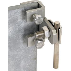 Anschlussklemme für Blitzschutz - Anschlussklemme für Stahlträger waagrecht 3-18 mm St/tZn - 372210