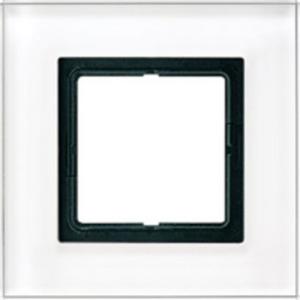 Abdeckrahmen - Glasrahmen 2-fach 115 x 186 mm weiß - LSP982GLWW