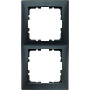 Abdeckrahmen - Abdeckrahmen 2-fach S.1 anthrazit matt - 10129949