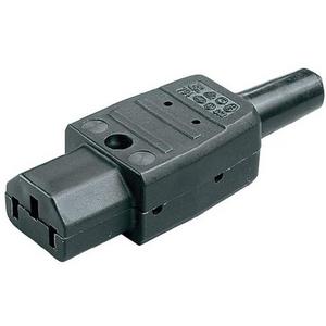 CEE-Steckdose - Gerätesteckdose 70° schwarz - 794/SW