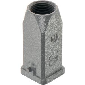 Gehäuse für Industriesteckverbinder - Han 3A Tüllengehäuse gerader Kabelausgang Zinkdruckguss Querbügel - 19200031440