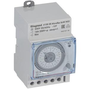 Verteilerschaltuhr analog - Wochenschaltuhr MicroRex W31 Su/Wi Plug&Play auto.Zeiteinstellung bei Inbetrieb. - 412828