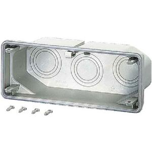 Einführungsflansch für Kleingehäuse/Schaltschrank - MI Zubehör MI FM 63 Anbauflansch 3xM40/50/63 - 65133000