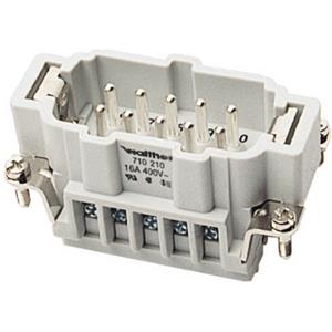 Kontakteinsatz für Industriesteckverbinder - Stifteinsatz B10 0,5 - 2,5mm² 20 - 14AWG - 710210