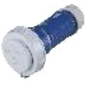 SCHUKO-Kupplung - Schuko-Kupplung blau 16A 2P+E 230V IP68 - AM 10833