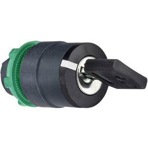 Frontelement für Wahlschalter - Schlüsselschalter Frontelement Harmony XB5 22mm sw 2 Stellungen tastend - ZB5AG6