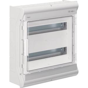 Installationskleinverteiler - Vector IP65 2x18 PLE UV-stabil mit metrischer Leitungseinführung - VE218PN