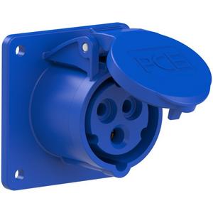 CEE-Anbausteckdose - CEE-Anbaudose gerade 16A 3p 6h IP44/54 Turbo Twist - 313-6TTF7
