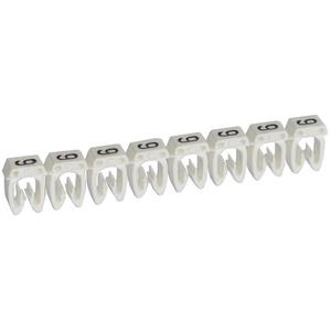 Kabelmarkierungssystem - Kennzeichnungssystem CAB 3 f. Leiterquerschn. 0,15-0,5 mm² Ziffer: 9 weiß - 038109