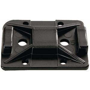 Befestigungssockel und -element für Kabelbinder - Klebesockel TY8G1S W Schwarz 100 ST ME - 151-11810