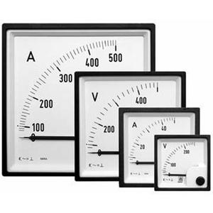 Einbau-Amperemeter - Amperemeter  ohne Skala FQ0207 1..2X/1A 96x96mm - E06H00