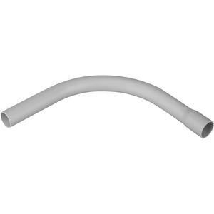 Bogen für Installationsrohre - Steckbogen Kunststoff 40mm halogenfrei hellgrau - 23261040