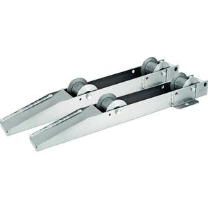 Kabeltrommelabroller - Alu-Rollschienen für Kabeltrommeln 220x140x1000mm Tragkraft 1000kg - 142702