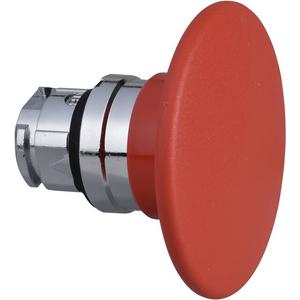 Frontelement für Pilztaster - Pilzdrucktaster Frontelement Harmony XB4 22mm rot Pilz 60mm unbeschrift. tastend - ZB4BR4