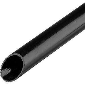 Elektro-Installationsrohr Metall - Stahlrohr Außen Ø 32 mm Gewinde ES 32 schwarz lackiert - 20210032