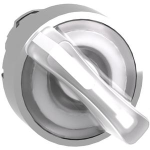 Frontelement für Wahlschalter - Leuchtwahlschalter für LED-Modul 2 Stellungen weiß für LED - ZB4BK1213