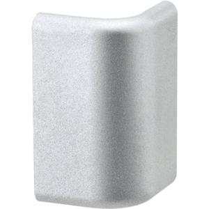 Zubehör/Ersatzteile für Lichtschlauch/-band - Duo Profil Cap Endkappe 2er Pack Kunststoff Alu matt - 70274