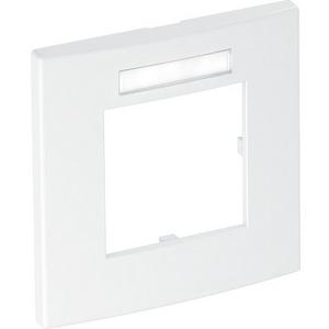 Abdeckrahmen - Abdeckrahmen Modul 45 1fach 84x84mm PC reinweiß - 6119338