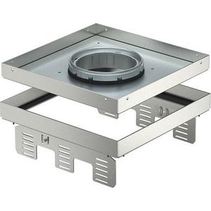 Nivellierbare Kassette für Kanaleinbau, Doppel- und Hohlboden - Quadratische Kassette für Tubus 243x243mm V2A - 7409380