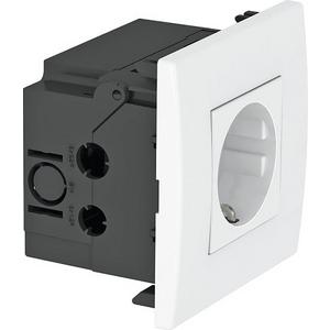 Steckdose - Steckdoseneinheit Modul 45 1fach 84x84x59mm signalrot - 6119403