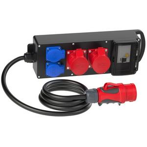 CEE-Steckdosen-Kombination - Mobilverteiler aus Vollgummi - 9441065