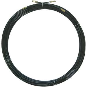 Kabeleinziehsystem - Einziehperlonband 2 Ösen 2 Suchfedern 10 m x 4 mm schwarz - 150476