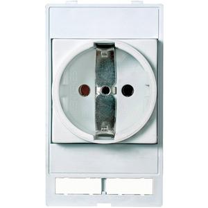 SCHUKO-Anbausteckdose - Modlink Frontplatteneinbau Steckdosenmodul VDE 250V AC 16 A FZ - 4000-68000-0160000
