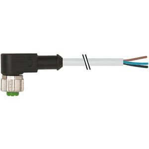 Konfektioniertes Sensor-Aktor-Kabel - M12 Buchse gewinkelt mit offenem Leitungsende 4 x 0,34 grau UL CSA 5m - 7000-12341-2340500