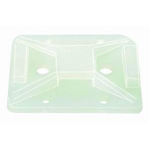 Befestigungssockel und -element für Kabelbinder - Klebesockel TY8G1S Natur 100 St ME - 151-11819