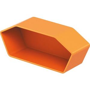 Schutzkappe/Abdeckung für Stiel/Profilschiene - Schutzkappe für TPS-System PE pastellorange RAL 2003 - 6364625