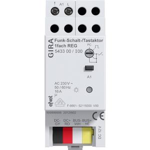 Schaltaktoren eNet - eNet Funk-Schalt-/Tastaktor 1-fach REG - 543300