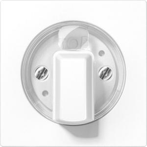 Abdeckung für Schalter, Taster, Dimmer, Jalousie - Abdeckung für Drehschalter Serie A alpinweiß - A1541WW