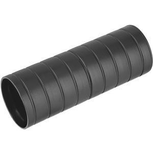 Muffe für Installationsrohre - Kunststoff Steckmuffe 50 schwarz halogenfrei Rille - 25910050