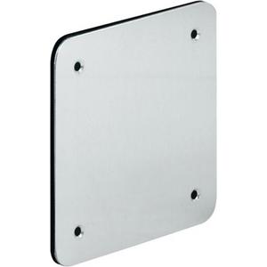 Deckel für Dose/Gehäuse für Montage in der Wand/Decke - Nassdeckel ALU mit Dichtung Neoprene CR 130x130x1.5mm - A9909.03