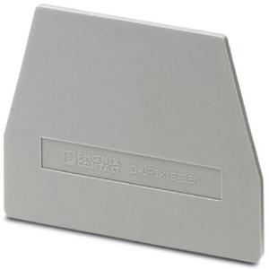 Abschluss- und Zwischenplatte für Reihenklemme - Abschlussdeckel D-URTK/S-BEN grau - 0308029