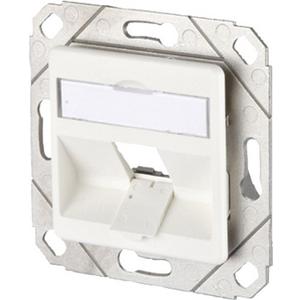 Kommunikationsanschlussdose Kupfer - Modul Anschlussdose UPk 1 Port unbestückt reinweiß - 1309141102-E