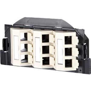Kommunikationsanschlussdose Kupfer - Subway Unterflureinheit GB2 Modul 9 Port unbestückt perlweiß - 1309350901-E