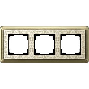 Abdeckrahmen - 3-fach Abdeckrahmen für ClassiX Art Bronze cremeweiß - 0213663