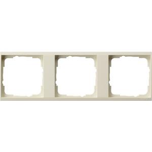 Ersatzteil für Installationsschalterprogramme - Tragplatte 3-fach Event Klar cremeweiß - 1463721