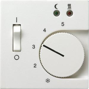 Ersatzteil für Installationsschalterprogramme - Abdeckung Raumtemperaturregler 230 V Sensor System 55 reinweiß matt - 149427