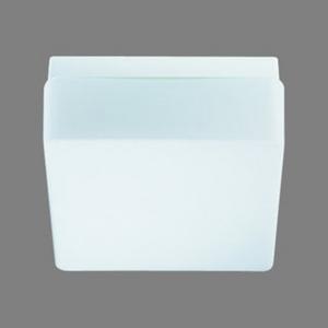 Anbauleuchten - Decken/Wandleuchte Opalglas A60 Quadrat - 21127.002
