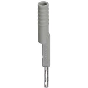 Prüfstecker - Prüfadapter PAI-4-N GY grau mit 4 mm Ø - 3032871