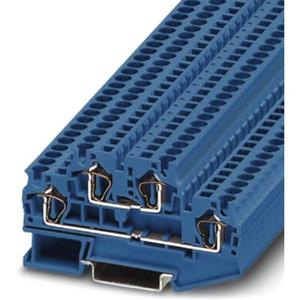 Durchgangs-Reihenklemme - Durchgangsklemme blau Querschnitt  0,08 mm² - 6 mm² - 3031432