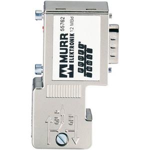 D-Sub-Steckverbinder - Profibus Stecker (Sub-D) 90° Schraubklemmen bis 12 Mbits/s - 55762