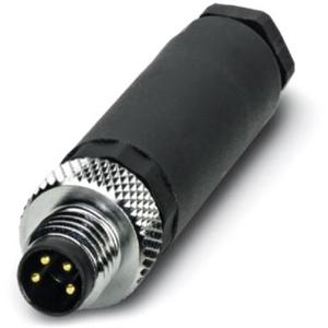 Sensor-Aktor-Steckverbinder - Sensor-/Aktor-Stecker gerade 4-polig Schraubanschluss M8 A-kodiert - 1501265