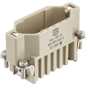 Kontakteinsatz für Industriesteckverbinder - Han D Stifteinsatz 15-polig Crimpanschluss 250V / 10A - 09210153001