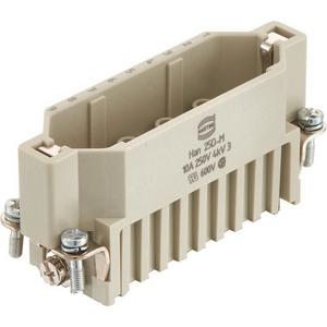 Kontakteinsatz für Industriesteckverbinder - Han D Stifteinsatz 25-polig Crimpanschluss 250V / 10A - 09210253001